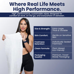 Holly Body Wipes skin-friendly eco design for gentle cleansing