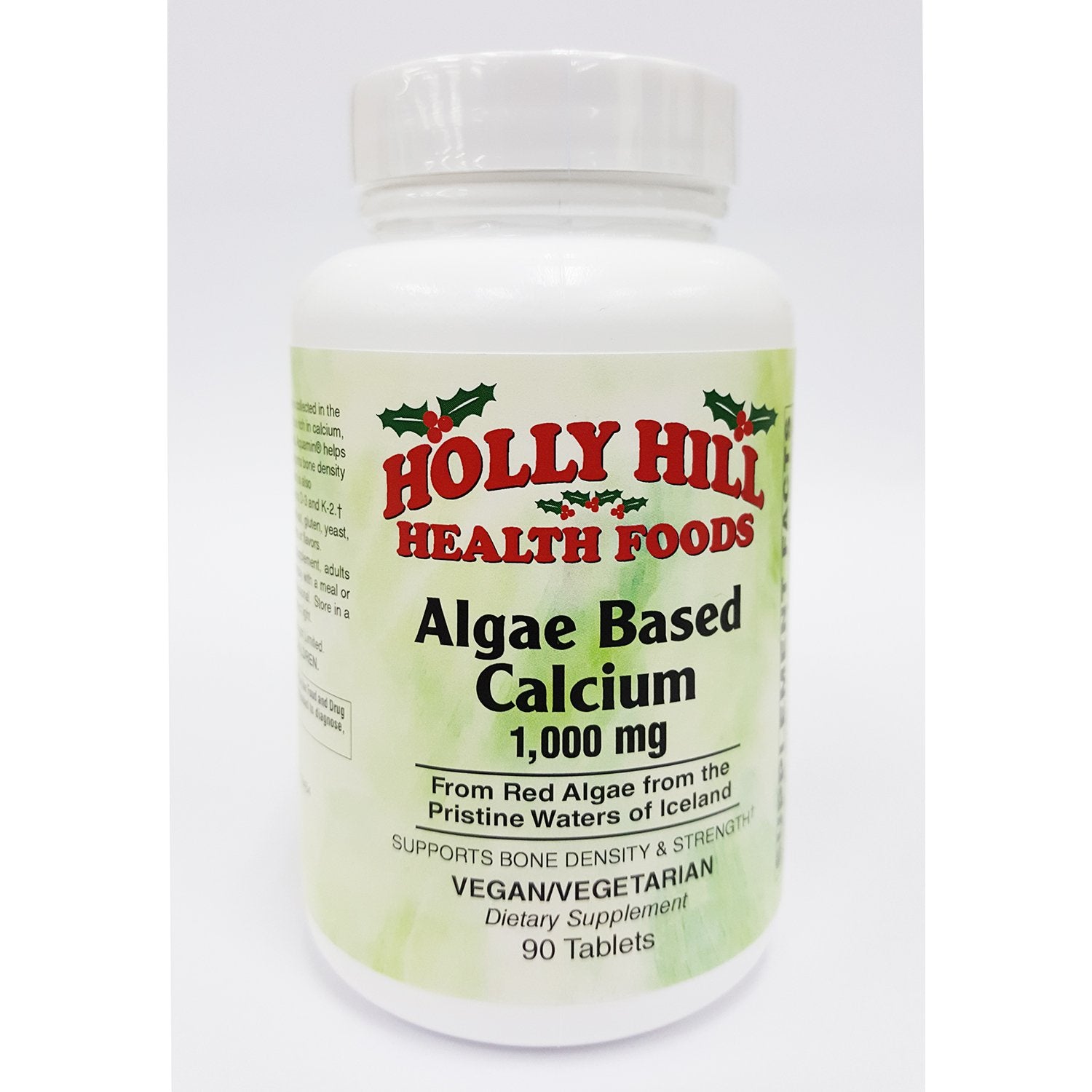 Holly Hill Algae Calcium 1000 mg tablets for bone support