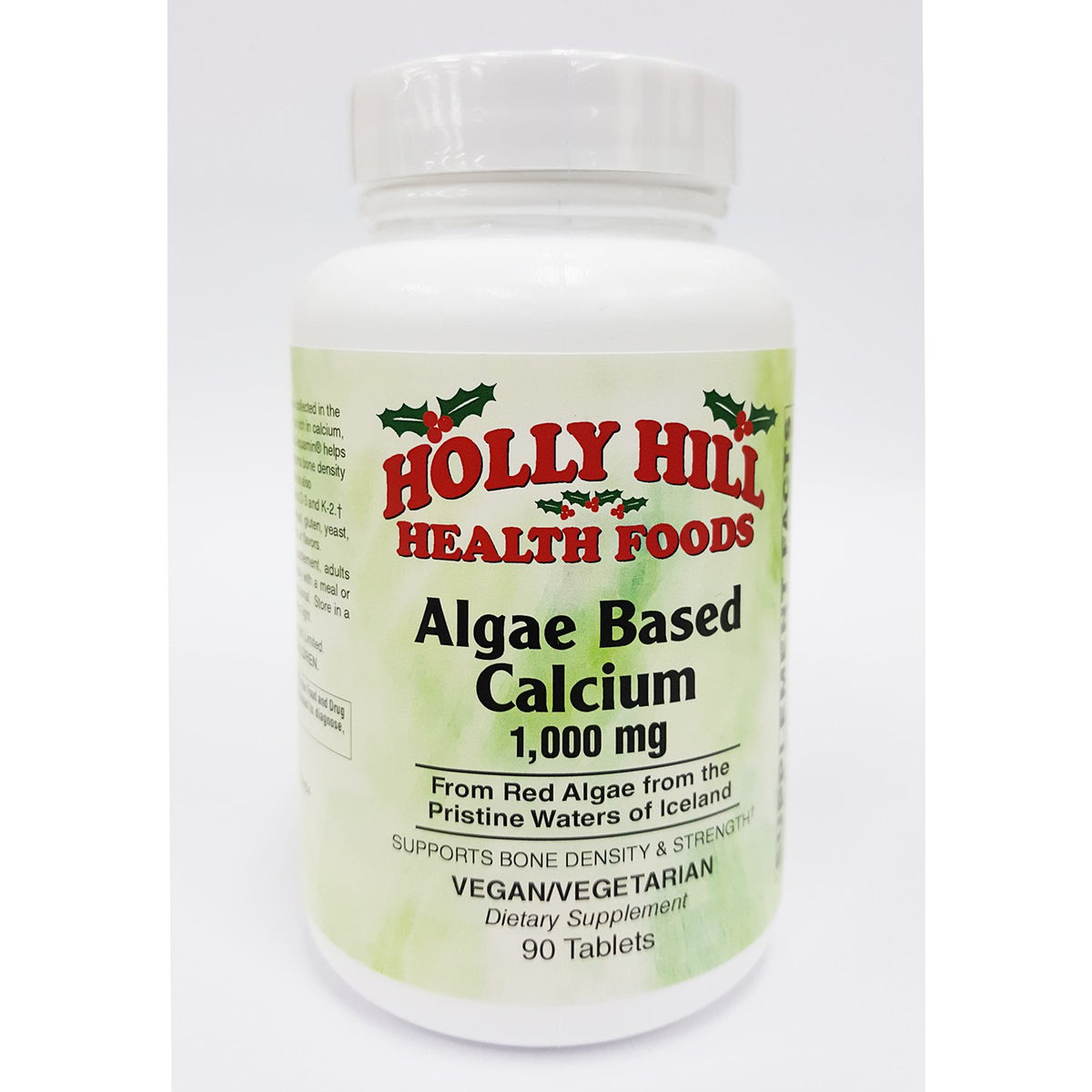 Holly Hill Algae Calcium 1000 mg tablets for bone support