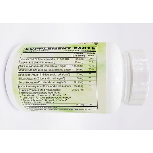 Holly Hill Aquamin mineralized red algae from Arctic waters supports mineral intake