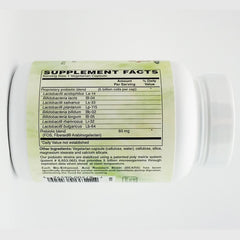 Holly Hill Suprema Dophilus capsules closeup highlighting digestive support.