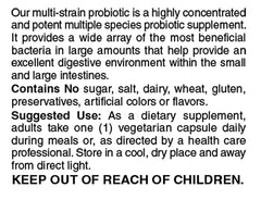 Holly Hill Suprema Dophilus packaging with plant-based capsules for daily gut health.