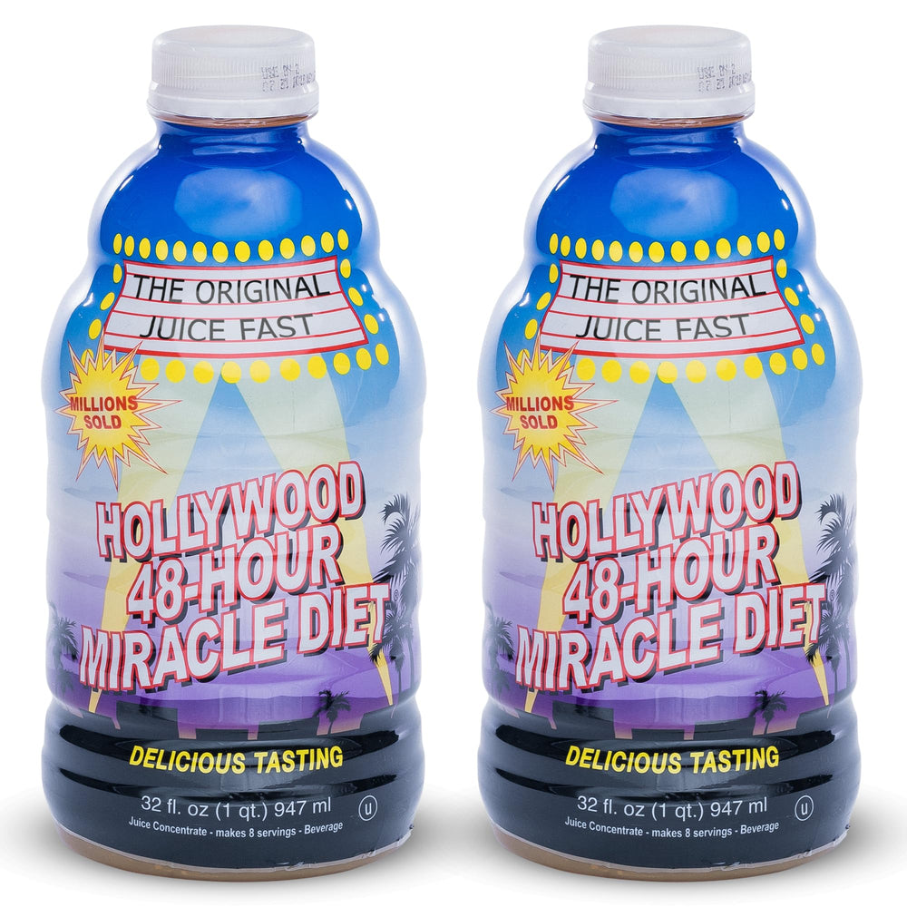Hollywood Diet 48 Hour Juice Cleanse bottle ready for hydration and energy support.