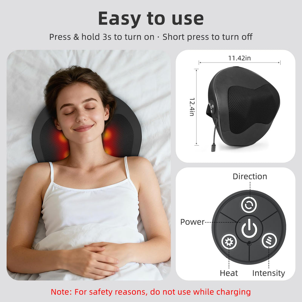 Holniva built-in heat function delivers gentle warmth during drives