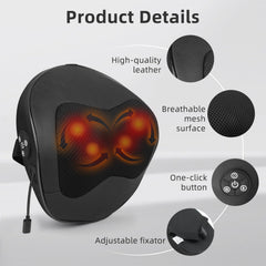 Holniva portable massager cushion for car, home, and office use