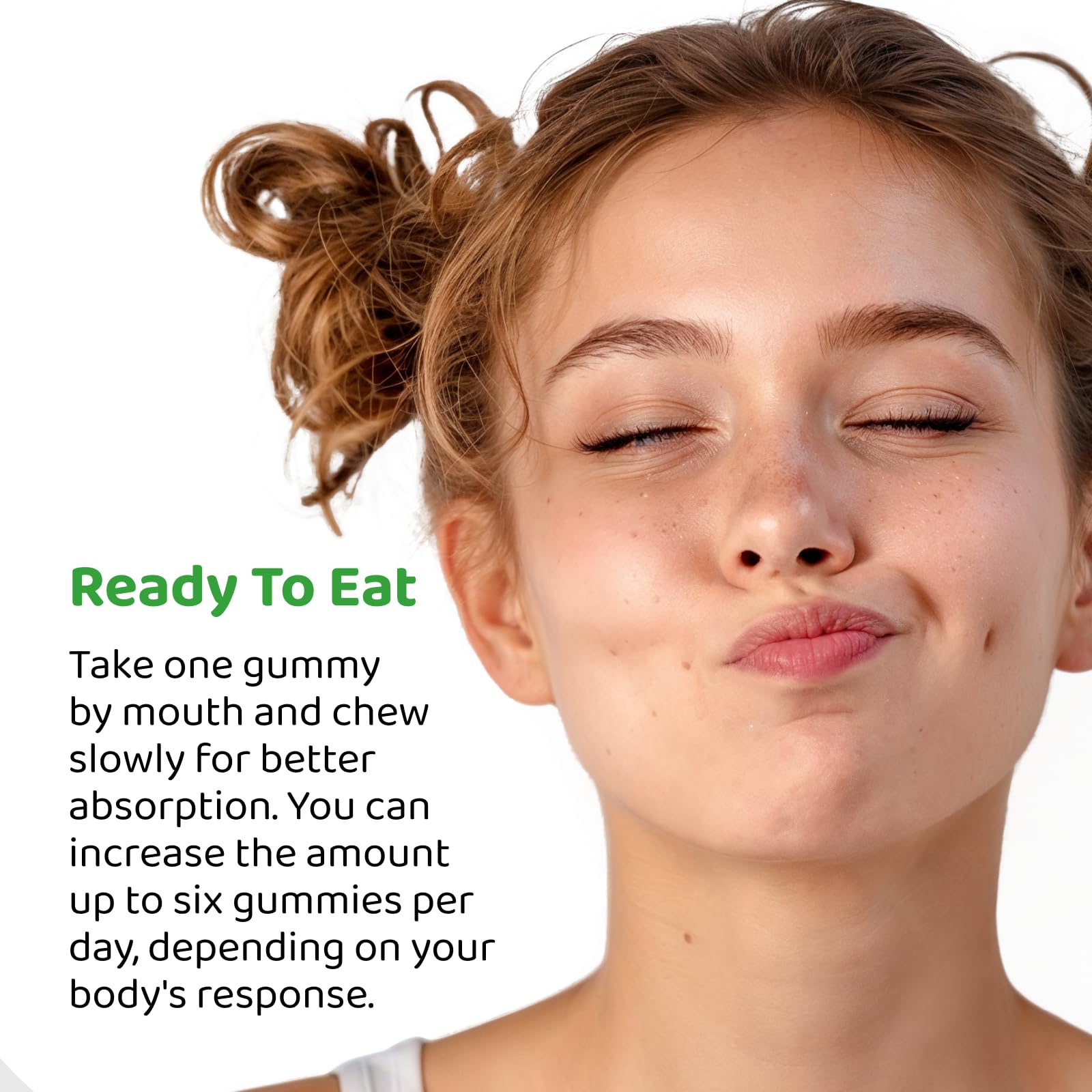 HOLYMARY Yerba Mate Gummies after meals for digestive support.