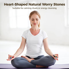 Homaisson heart stones for DIY jewelry and crafts, easy to shape into pendants.