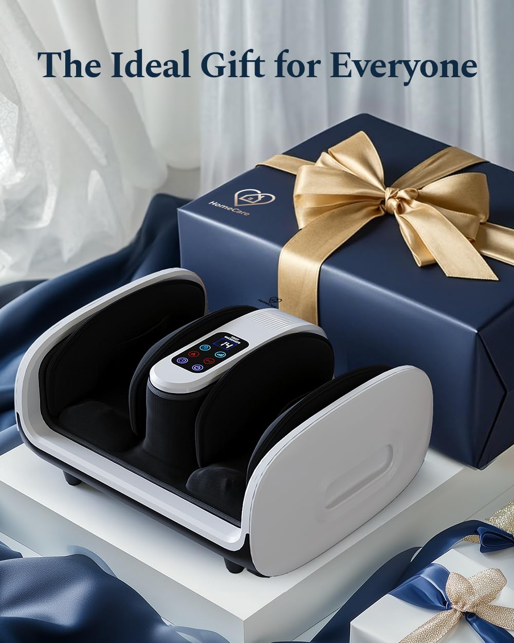 HomeCare foot massager compact design fits small spaces