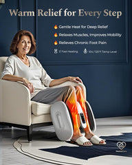HomeCare foot massager tilt-adjust cradle for comfortable positioning