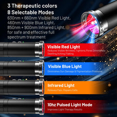 HomeCare wand with 10Hz pulse supports steady, comfortable sessions.