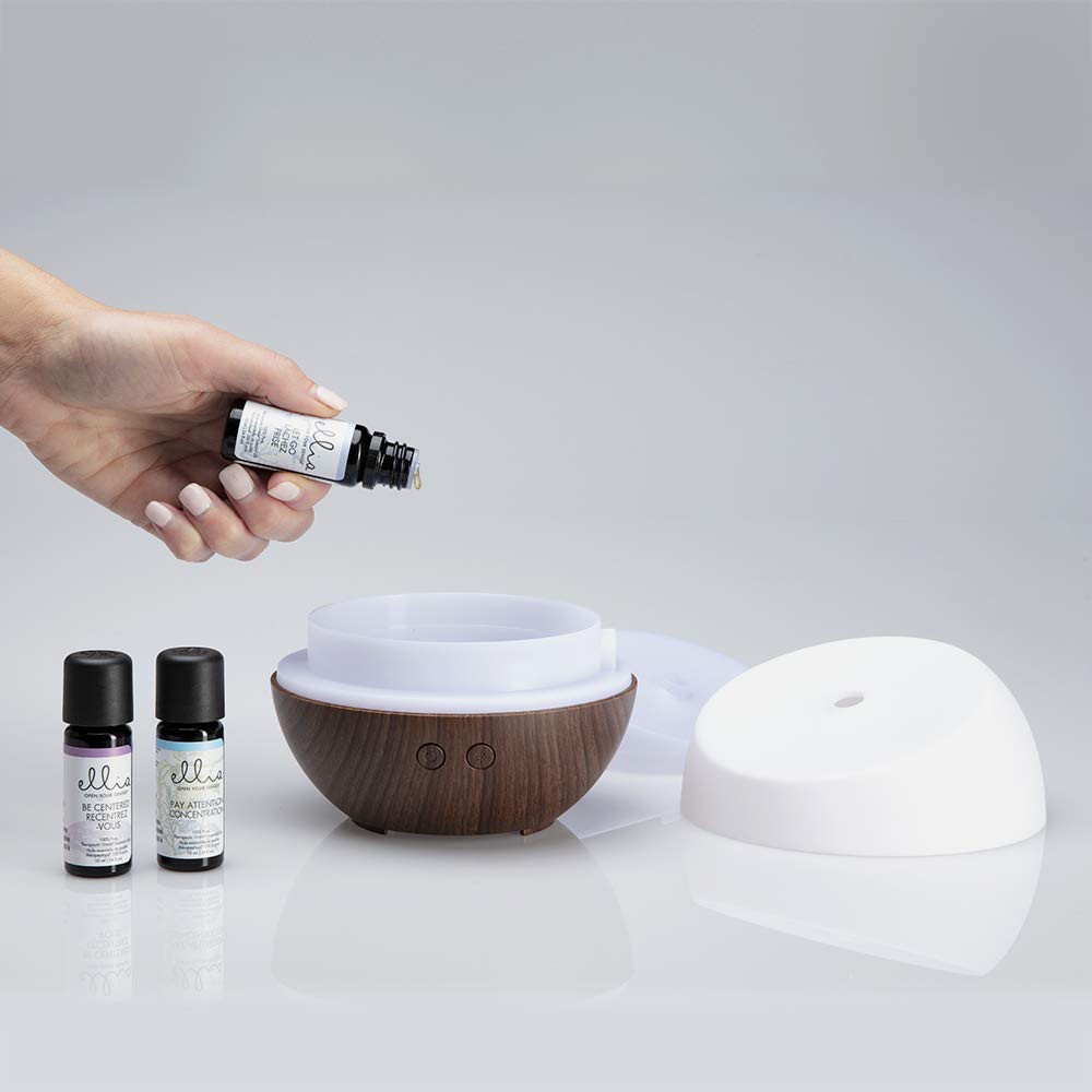 Homedics Ellia 3-pack box showcasing three blends for daily calm.
