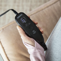 Homedics belt with a long 12-foot cord for flexible mobility