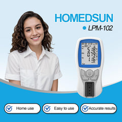 HOMEDSUN HSLPM-102 test strips close-up for quick lipid analysis