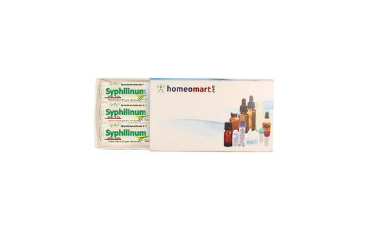 HomeoMart Syphilinum pellets 30C pack 3 for convenient at-home dosing