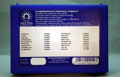 Homeopathy World 18 Remedy Starter Kit bottles organized for quick selection.