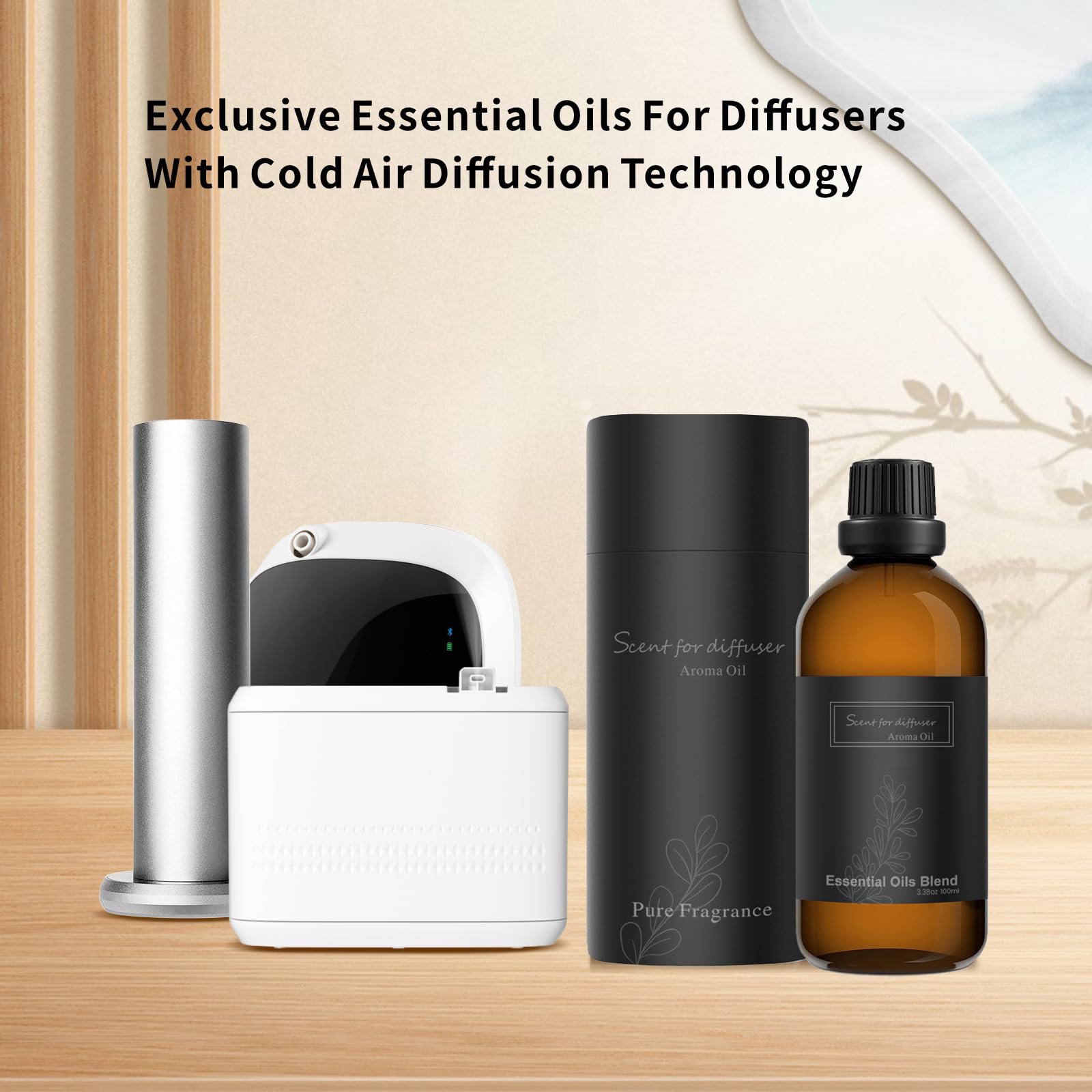 Homnas Serenity Meadows pure-grade oil ensures authentic fragrance.