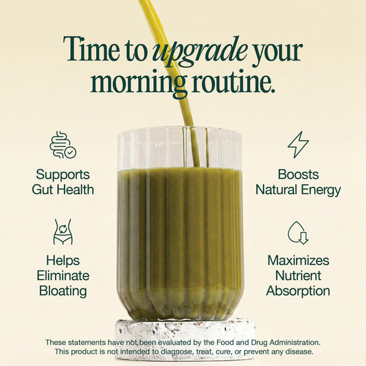 Hona Fiber + Greens powder-dispense shows precise scoop for easy daily nourishment