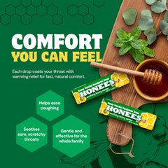Honees individually wrapped drops preserve freshness for on-the-go use.