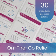 HONESTMED 3.9 by 5.5 inch patch fits larger areas.