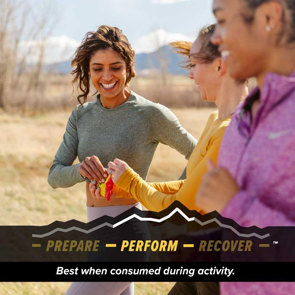Honey Stinger Perform energy chews for during exercise.