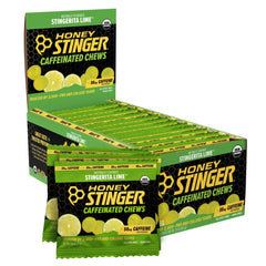 Honey Stinger Stingerita Lime chews bottle for portable workout energy