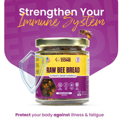 HONEYBEEZONE Fermented pollen granules, texture for smoothies and cereals.