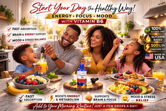 HoneyCombs Vitamin B6 Drops dropper enables quick, precise dosing.