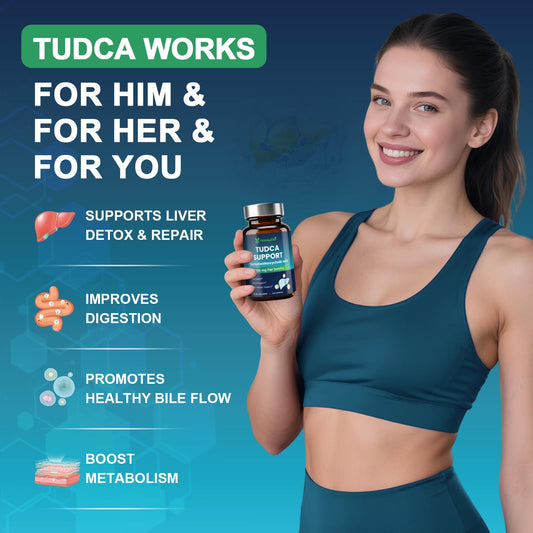 Honeylitte Tudca capsules closeup highlighting easy to swallow vegan capsules