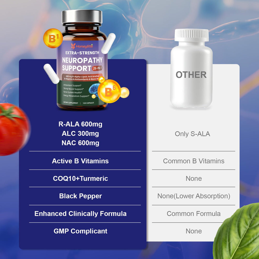 Honeylitte vegan non-GMO allergen-free label communicates clean formulation