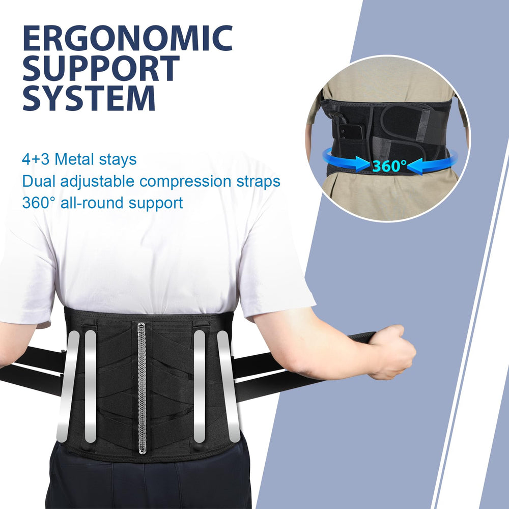 HONGJING massager belt features 5000mAh battery for cordless use