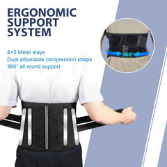 HONGJING massager belt features 5000mAh battery for cordless use