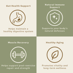 HONOR Supplements colostrum powder label emphasizing whole food nutrition.