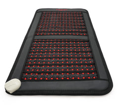 Hooga foldable mat placed on chair or bed, showing versatile at-home relaxation.