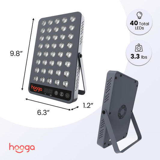 Hooga HG200 emits 660 nm red light for skin and energy support
