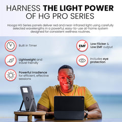 Hooga HG200 emits 850 nm near infrared light for deeper tissue comfort