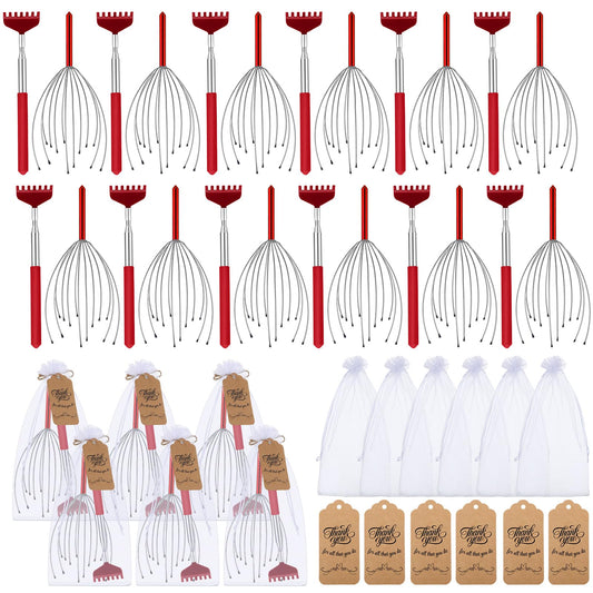 Hoolerry 12-set back scratcher extended to 27 inches for full-back reach