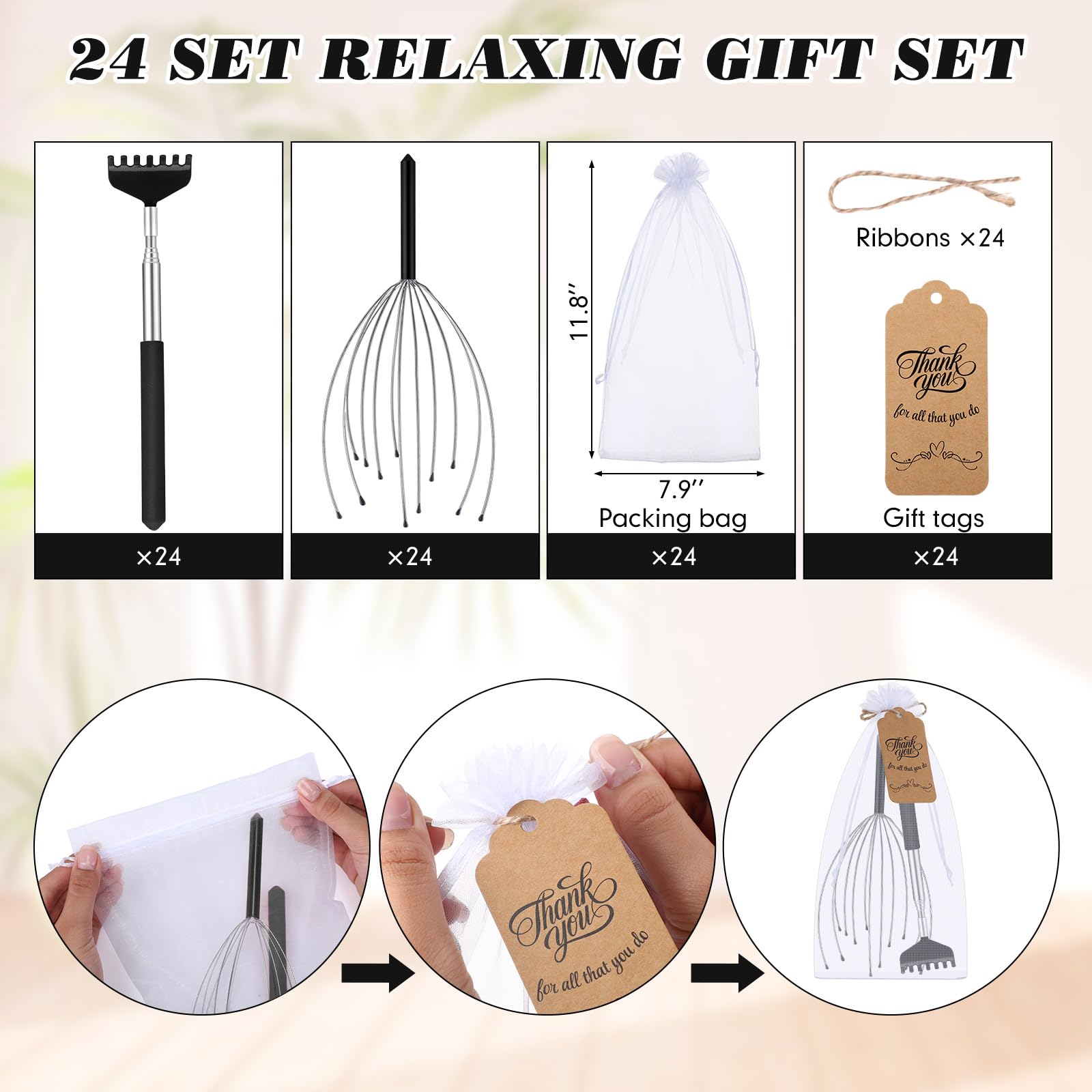 Hoolerry extendable back scratcher reaches hard-to-reach areas.