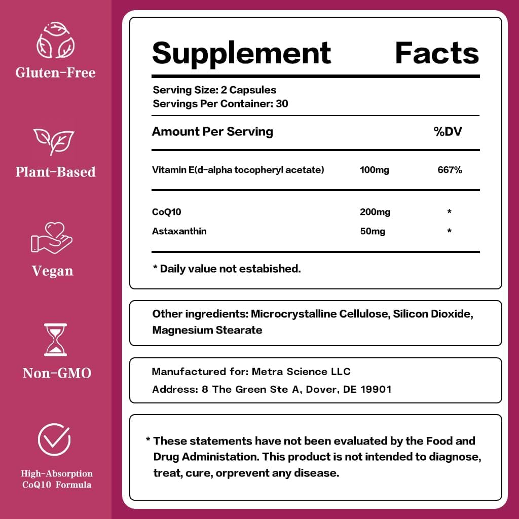 HOPE LIFE CoQ10 with vitamin E supporting healthy cell membranes.