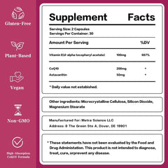 HOPE LIFE CoQ10 with vitamin E supporting healthy cell membranes.