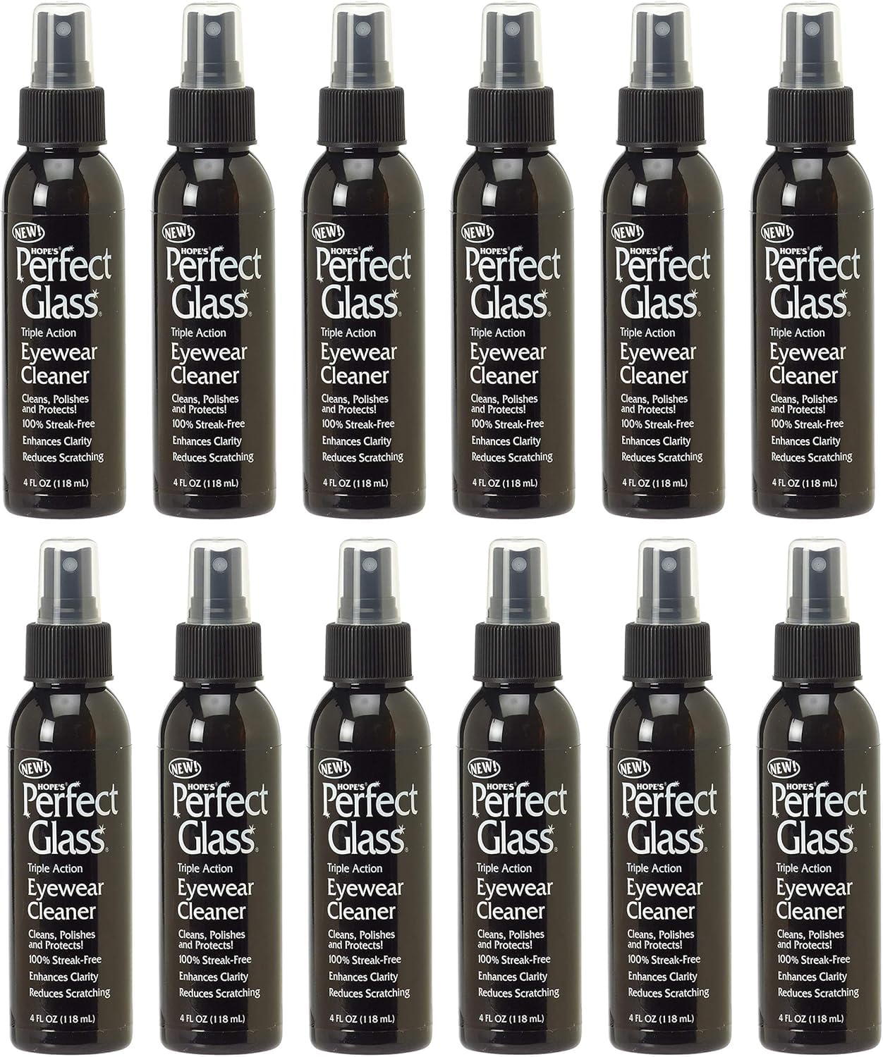 HOPE'S Perfect Glass Eyewear Cleaner bottle ready for daily cleaning and anti-fog prep.