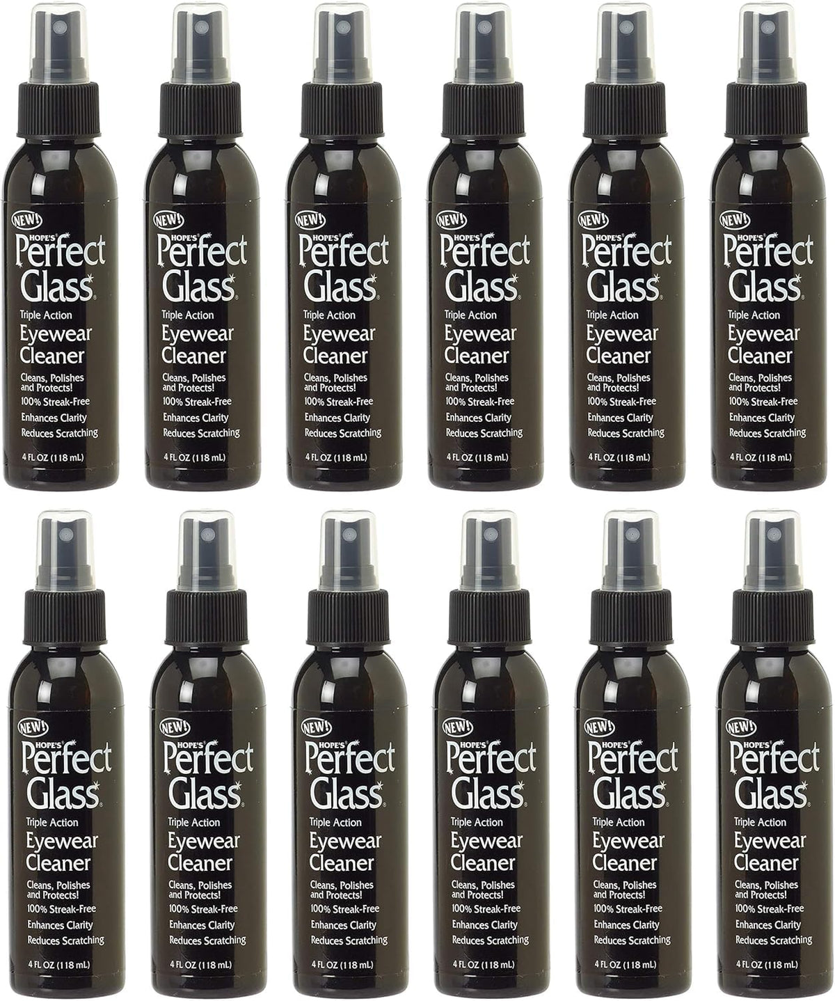 HOPE'S Perfect Glass Eyewear Cleaner bottle ready for daily cleaning and anti-fog prep.