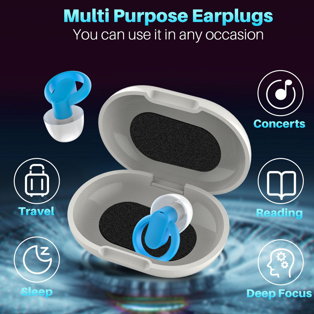 Hopihe reusable noise cancelling earplugs reduce loudness while preserving music clarity.