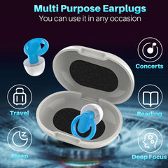 Hopihe reusable noise cancelling earplugs reduce loudness while preserving music clarity.