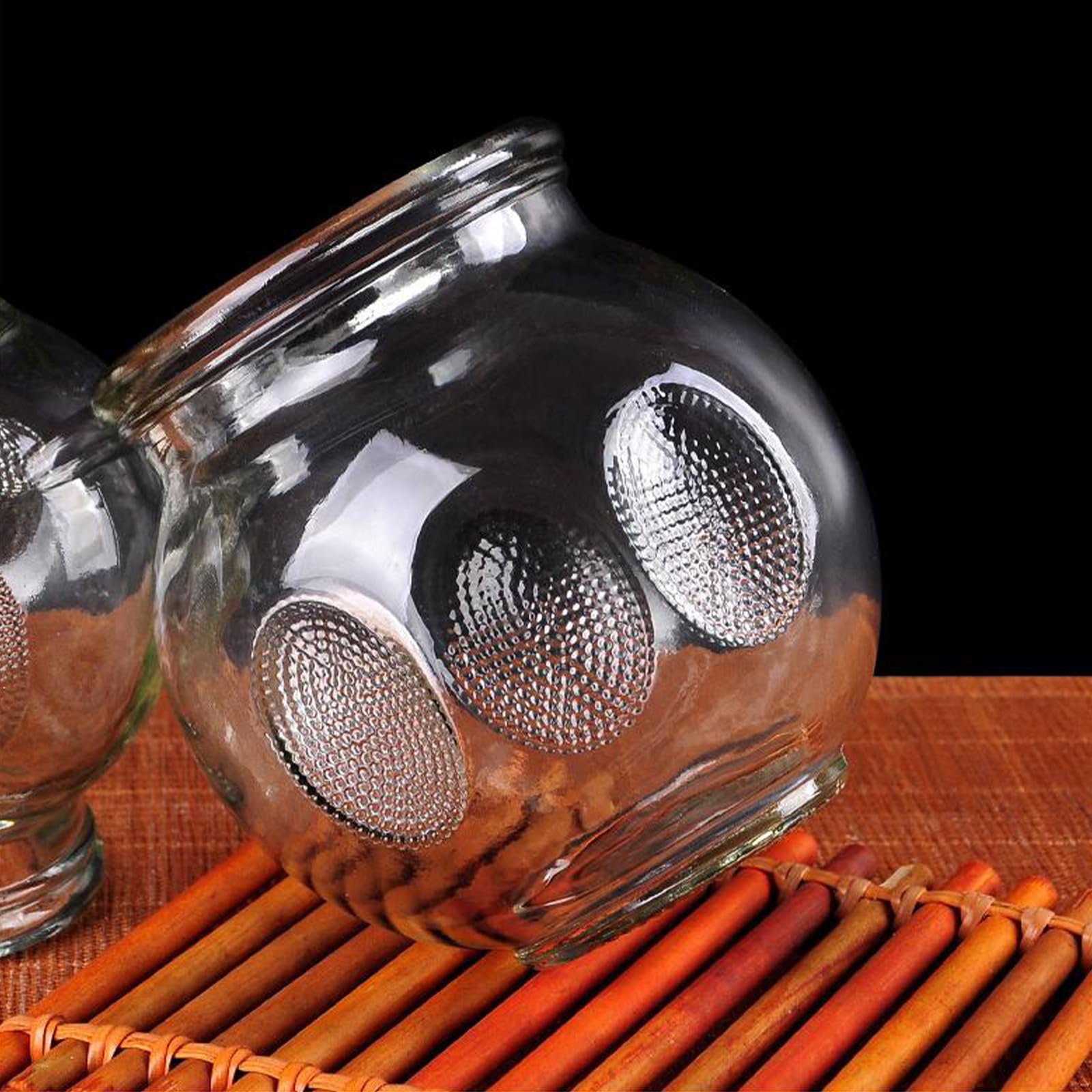 Hora de Lima glass cupping set for shoulders and feet eases tension