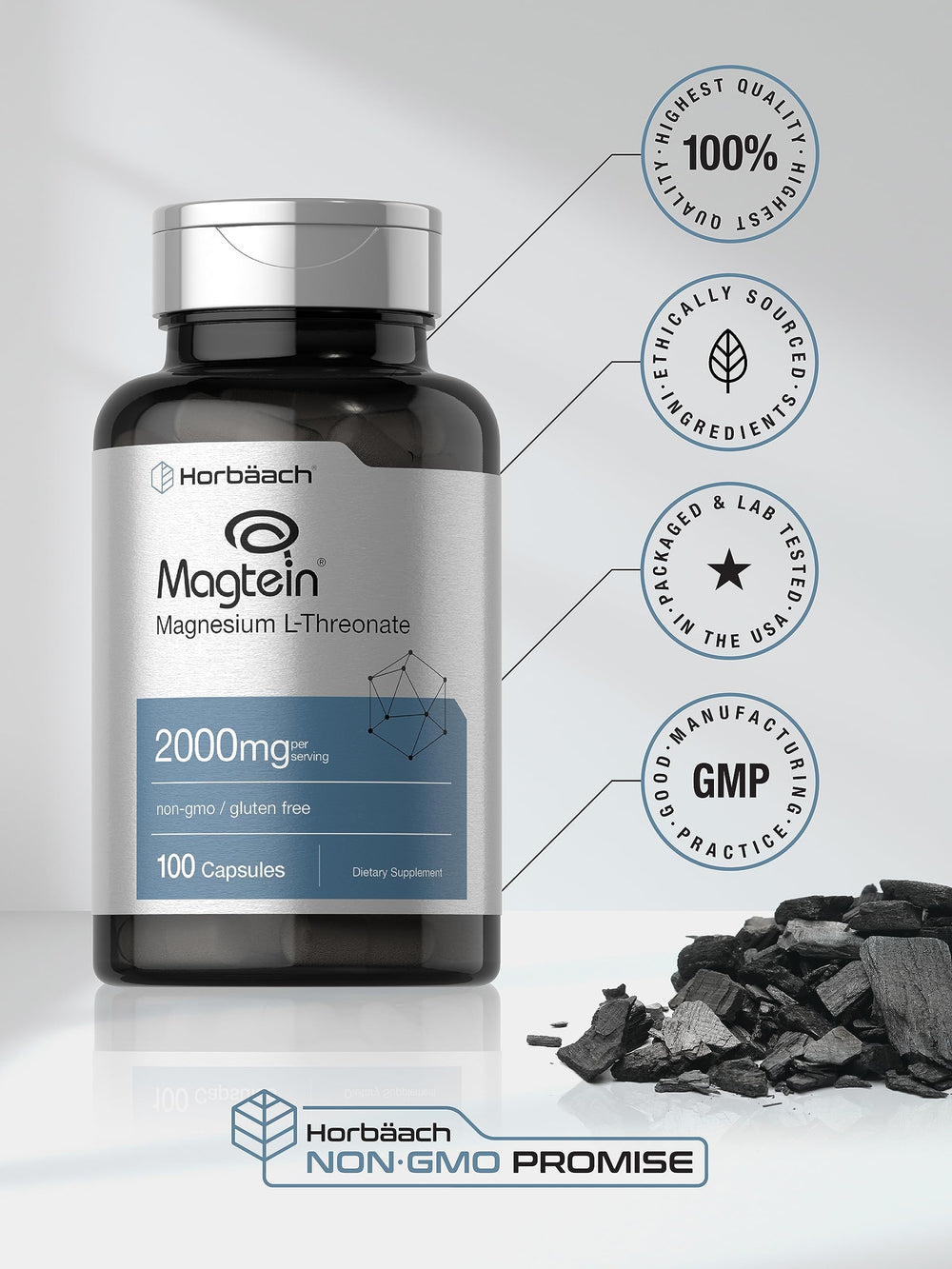 Horbäach Magtein gluten-free label signals allergen-friendly formulation