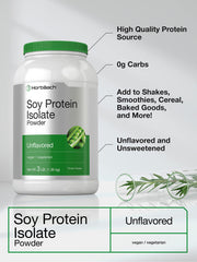 Horbaach Soy Protein Isolate powder being poured for a quick shake.