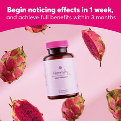 Hormify daily use guide beside the bottle for routine planning