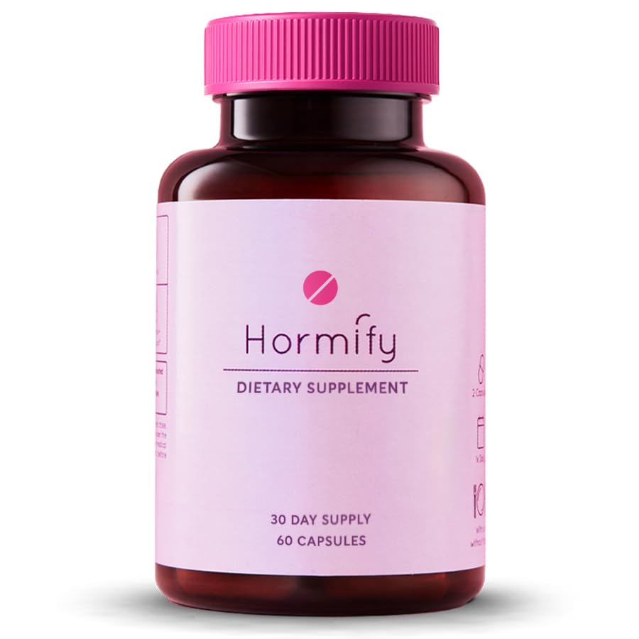 Hormify bottle of women's hormone balance capsules for daily support