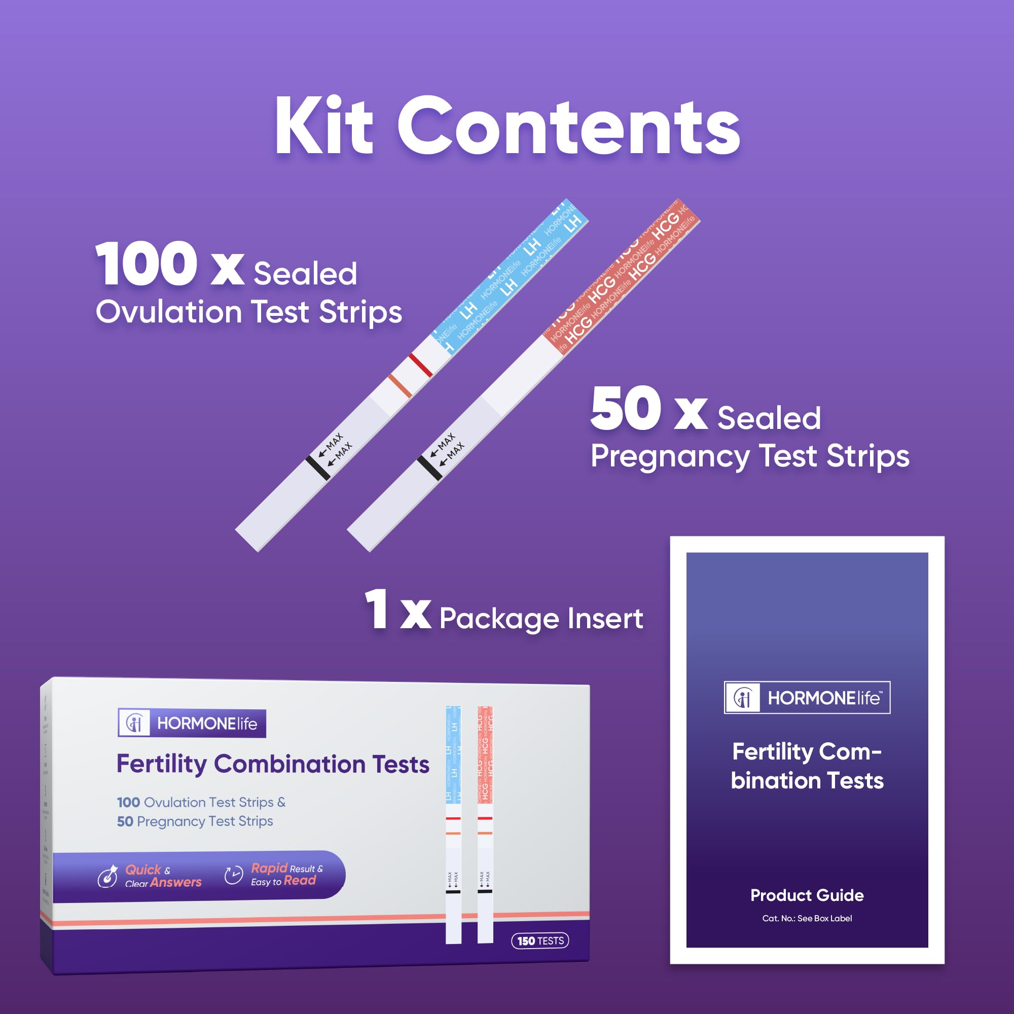 HORMONElife compact testing kit for convenient privacy while testing.