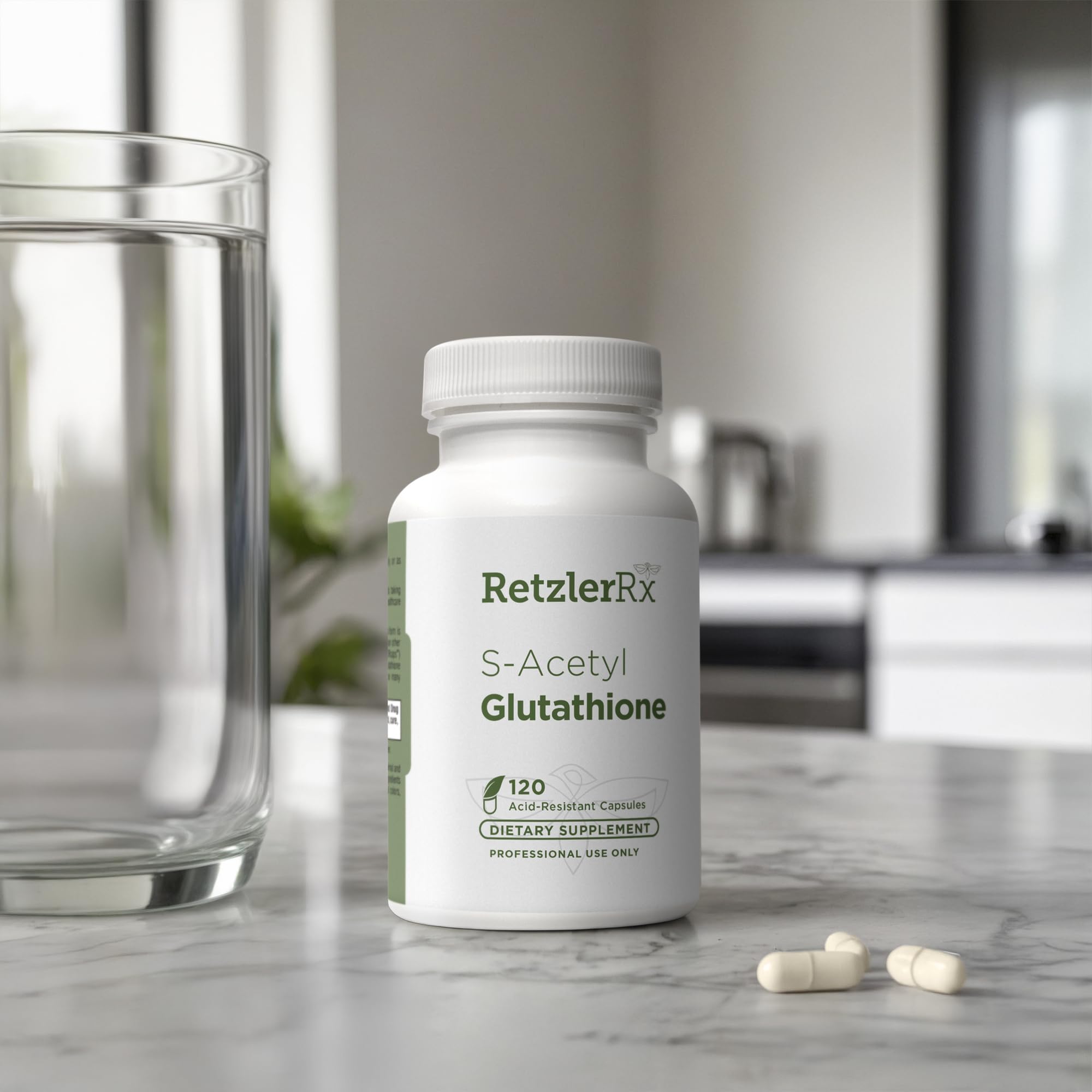 Doctor-formulated RetzlerRx image conveys professional backing for the supplement.